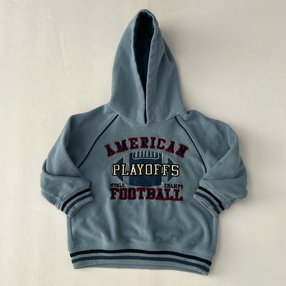 Koala Kids Polar Fleece American Football Playoffs Hoodie in Size 18 months